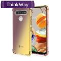 【ThinkWay】Fashion Gradient Clear Phone Case For LG K71 K61 K51 K50 K40S K41S K31 Q51 Q60 Stylo 5 6 Airbag Corners Soft Silicon Cover. 