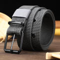 Multi-hole Canvas belt Comfortable Jeans waistband Stylish Braided belt Adjustable Pin buckle belt for wear Casual outings Jeans lovers Men's belts Fashion accessories. 