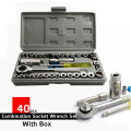 Tool Kit Socket Wrench Set 40 Pcs. 