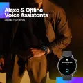 Amazfit GTR 3 Pro Smart Watch for Men 46mm, 14-Day Battery Life, GPS, Alexa Built-In, Bluetooth Calls, Fitness Tracker with 150+ Sports Modes, Sleep Heart Rate Tracking, for Android iPhone, Black. 