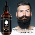 ROZINO Beard Care Oil, 30ml - Deep Moisturizing & Refreshing, Non-Greasy Formula for Messy, Dry Beards | Plant-Based Essence, Hypoallergenic, Gentle on Skin. 