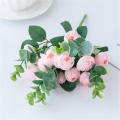 Fake Eucalyptus Leaves Party Decoration Flowers Home Decor Flowers Outdoor Garden Flowers Wedding Bouquet. 