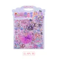 3D Girl Glitter Bubble Puffy Dress Up Sticker Gem Mesh Change Clothes Scrapbooking Craft Gift For Girl Stiker Kanak-Kanak. 
