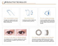 Novmas American new contact lens set 3 tone 14.2mm fashion color women beautiful contact lens set. 