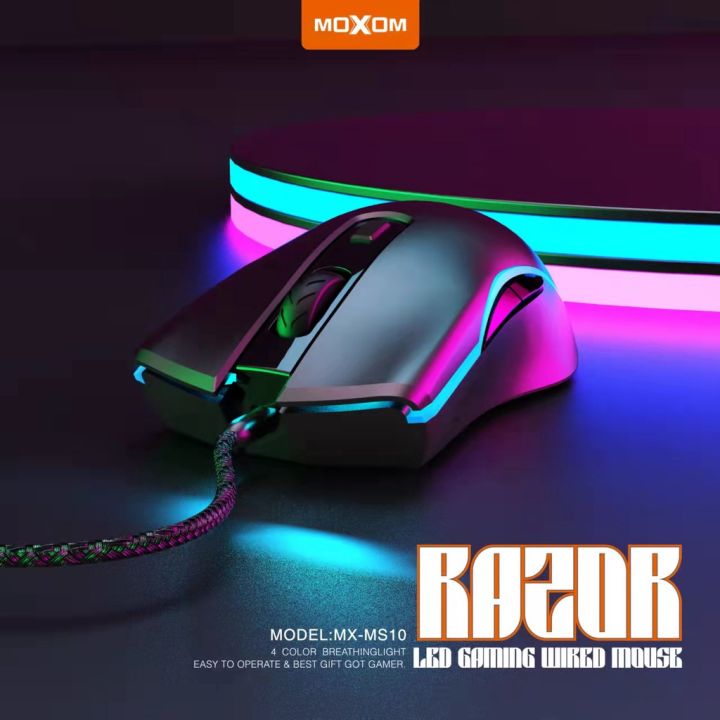 Mouse%20MOXOM%20MX-MS10%20Razor%20LED%20Gaming%20Wired%20Mouse%20High%20DPI%20Optical%20Sensor%20Classing%20Gaming%20Mouse%20Ergonomic%20Design%20Wired%20Mice%20-%20Image%208
