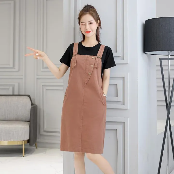 2023Spring%20and%20Summer%20New%20Korean%20Style%20Student%20Suspender%20Dress%20Women's%20Small%20Western%20Style%20Age-Reducing%20Loose%20Slimming%20Suspender%20Dress%20-%20Image%206