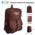 CELINE PARIS Brand Women Fashion Bag (Dimensions: L x W x H: 33cm X 12cm X 25cm)/ Women Girls Ladies Backpack/ Travel bag Ladies Casual Shoulder Bag for girls. 