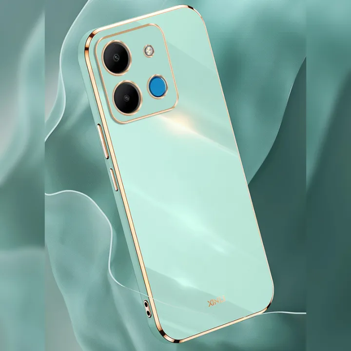 Tokifu%20For%20Infinix%20Smart%207%20Case%20Luxury%206D%20Plating%20Soft%20Back%20Cover%20Silicone%20Phone%20Cases%20With%20Stand%20-%20Image%203