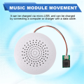 8MB USB Sound Module Box Can Record Rechargeable Speaker with MP3 Audio Playback Function Can Be Used to Make Toy Gifts Keyboard Version. 
