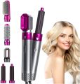 5-in-1 Multifunctional Curling Iron Set, Hot Air Styler Styling Tool, with 5 Interchangeable Barrels, Hair Dryer Straighteners Curling Irons Hot Wind Combs High Quality TBS. 