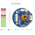 RP2350 Microcontroller Development Board On-Board 1.28-Inch Touch LCD Display Six-Axis Sensor RP2350 Dual-Core Processor. 