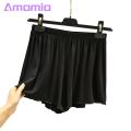 Amamia Women Summer Shorts Satin Quick Dry Summer Sleeping Pants. 