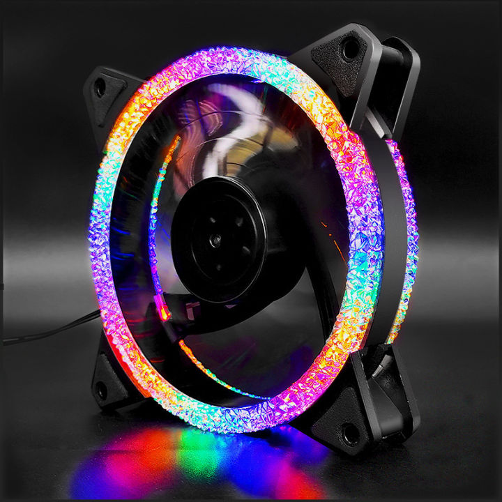 DX12 Diamond in the debris 12cm Double Aperture Chassis Fan Desktop ...