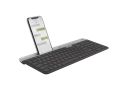 Logitech K580 Slim Multi-Device Wireless Keyboard for Chrome OS - Bluetooth/USB Receiver, Easy Switch, 24 Month Battery, Desktop, Tablet, Smartphone Gaming , Laptop. 