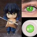 [HOT] 1 Pair Cosplay Color Contact Lenses Demon Slayer Nezuko Cosplay Anime Eye Contacts Pink Blue Green White Lenses Contact Lens. 