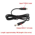 Type-C USB DC Power Line 12V 3A USB Converter Adapter Router Cable 2.5x5.5mm Plug. 
