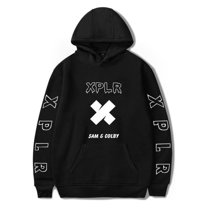 2021 XPLR Hoodie Printed Sam And Colby Hoodies Sweatshirts Men Women Hoodie Youtube Casual Sweatshirt Sam And Colby Pullover