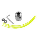 【ZOSR】Trimmer Head With 4 Lines Brush Head Aluminum Grass Cutting Line Strimmer For Brushcutter Lawn Mower grass cutter. 