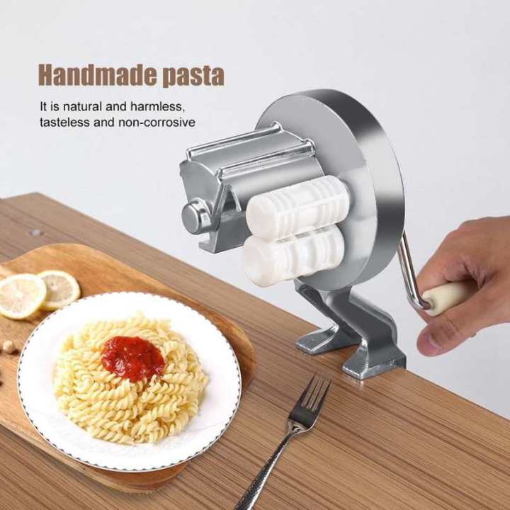 25cm Manual Pasta Maker Kitchen Tool - Roller Cutter Noodle Press Machine Alloy