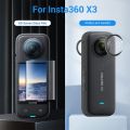 for Insta360 X3 Sticky Lens Guards Flexible Soft Film Screen Protector for Insta 360 X3 Lens Guard Set Accessories (Not Glass). 