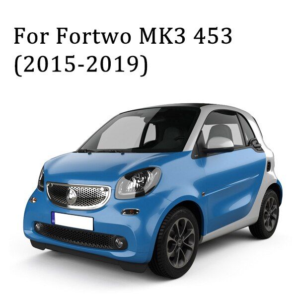 Autopedaalafdekking voor Smart Fortwo 451 453 Forfour 450 452 454 Cabrio Roadster, autovoetpedalen Gaspedaalrem Aluminium antislippedaalkussens Autopedalenhoezen Roestbestendig autorempedaalkussen
