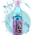 HATA RAMUNE BLUBERRY DRINK 200ml .  JAPANESE SOFT DRINK HATA KOSEN. 