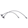 Micro USB 2.0 Male to Female connector Adapter Cable With Panel Mount Hole. 
