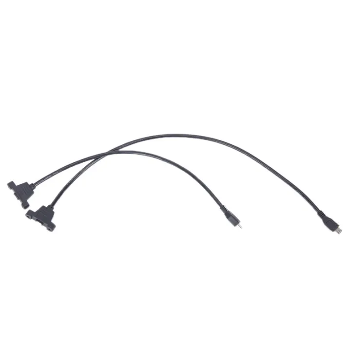 Micro%20USB%202.0%20Male%20to%20Female%20connector%20Adapter%20Cable%20With%20Panel%20Mount%20Hole%20-%20Image%205