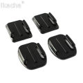 【VogueVenture】2pcs Flat+2pcs Curved Adhesive Sticky Mount Set Sticker For Gopro Hero 7 Camera Sport Dv SJ4000. 