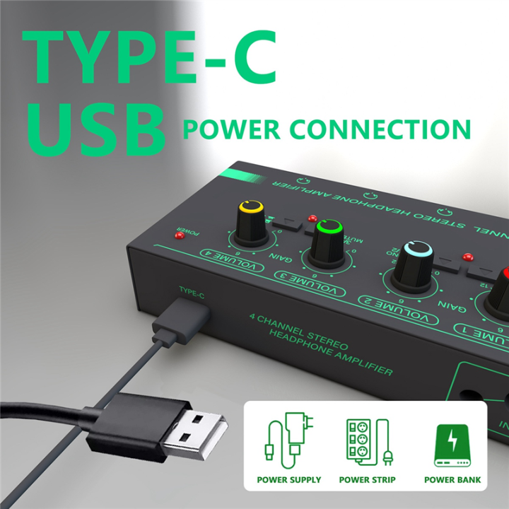 1%20PCS%206%20Channels%20Stereo%20Headphone%20Amplifier%20Mini%20Portable%20Earphone%20Splitter%20for%20Recording%20Studio%20,Blue%20-%20Image%209