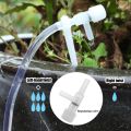 Labor-saving Greenhouse Garden Drip Irrigation Kit 4/7mm Hose Adjustable Potted Plant Watering Device with Regulating Valve 10/20/30M Watering Saving Micro Dripper Farmland Bonsai Flower Vegetable Greenhouse. 