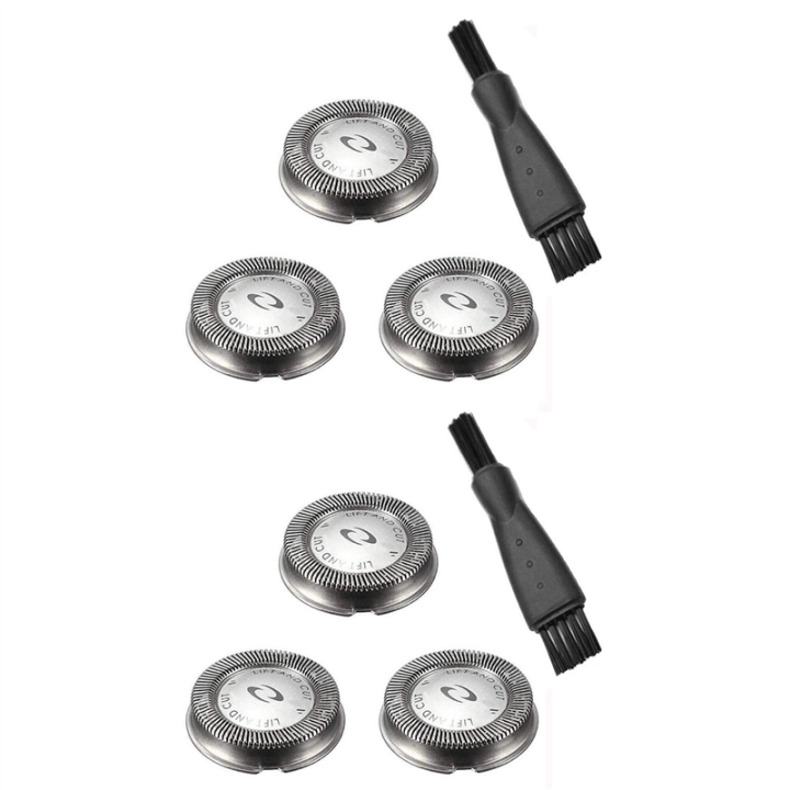 QUANBU 6 Pcs Replacement Shaver Head for Philips Norelco HQ3 HQ4 HQ55 HQ56 HQ6900 HQ6868 HQ5812 HQ6874 Razor Blade