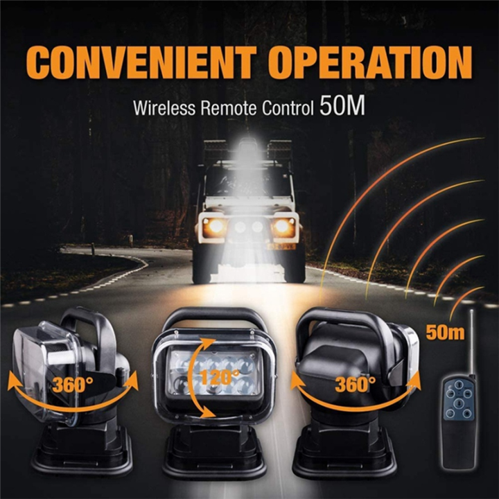 Boat%20Spotlight%2050W%20Remote%20Control%20Spot%20Light%20with%20Remote%20Control%20Magnetic%20Spotlight%20for%20Truck%20UTV%20SUV%20Marine%20Boat%20Car%20-%20Image%205