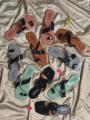 flat shoes / women's flat sandals / ladies foot ware / style shoes / flip flop / slippers / girls quality flat casual sandals. 