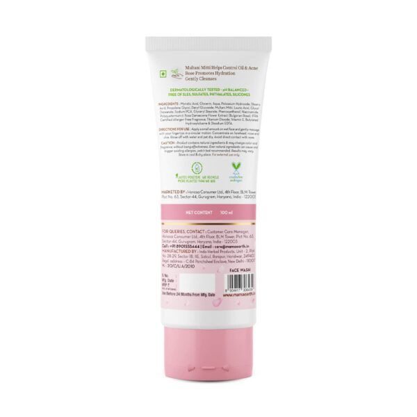 Mamaearth%20Multani%20Mitti%20Face%20Wash%20with%20Multani%20Mitti%20&%20Bulgarian%20Rose%20For%20Oil%20Control%20&%20Acne%20-%20100%20ml%20-%20Image%202