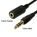 3.5mm Aux Cable  Extension Male to Female. 