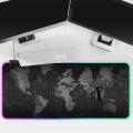 Led Lap Pad Lighting Luminous Desk Pad Map Led Keyboard Mouse For Pc Mouse World Backlight Keyboard Gaming Rgb(300Mm X 700Mm). 