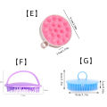 Scalp Massager Shampoo Brush Hair Washing Scalp Brush Soft Silicone Scalp Massager Hair Comb For Dandruff Removal Hair Growth. 