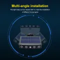 Auoyo Solar Sensor Light Outdoor Waterproof Garden Light LED Solar Lamp Spotlights Led Wall Light Outdoors Smart Sensor Human Induction Lamp Infrared Anti Theft Rustproof Street Lamp. 