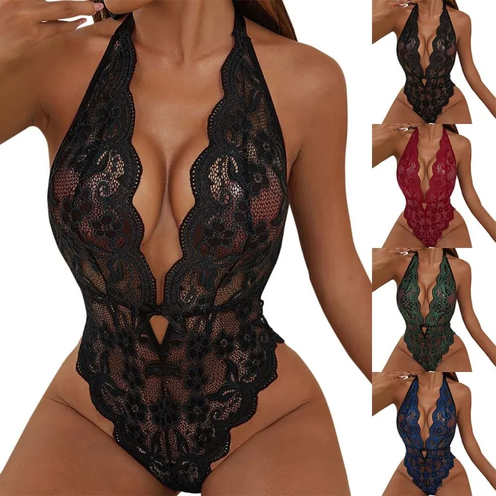 Comfortable%20Womens%20Underwear%20Nightwear%20Floral%20Pattern%20Lace%20Ladies%20Lingerie%20COD%20-%20Image%204