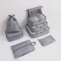8 Pcs Travel Organizer Storage Bags Set, Packing Cubes Travel Organizers with Two Toothbrush Organizers, Travel Accessories for Luggage. 