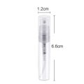 250 Pcs Disposable Perfume Atomizer, Clear Plastic Bottle Portable Fragrance Bottle - 3Ml. 