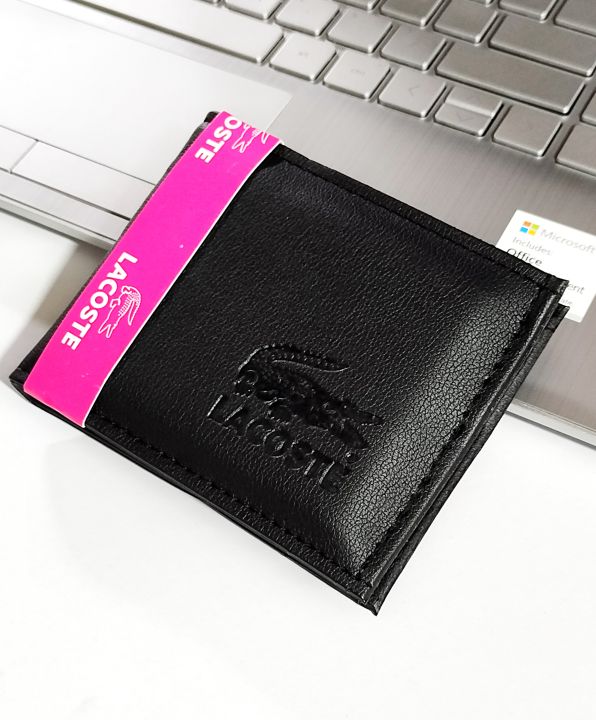 Lacoste%20Wallet%20for%20Men:%20Bi-Fold%20Casual%20Business%20Fashion%20Black%20Wallet%20with%20Free%20Card%20Holder%20-%20Image%203