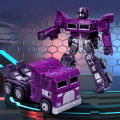 Boy Toy Inertia Driving Truck Robot Primary School Gift War Police Autobots Deformation Reverse Car. 