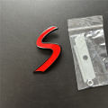 3D Metal Mini Cooper S Front Grille Badge Emblem Sticker Decal for Mini R50 R52 R53 R56 R57 R58 F55 F56 Car Styling Accessories. 
