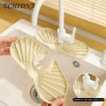 Sink Faucet Drainage Mat Multipurpose Kitchen Sink Faucet Tray with Drainage Pad Convenient Sponge Holder Counter Organizer for Southeast Asian Homes Faucet Drain Pad. 