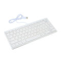 K1000 78 Keys Chocolate Slim Wired USB Keyboard for Laptop desktop Black/ White. 
