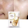 BIOAQUA Snail Face Mask Moisturizing Facial Mask Replenishment Oil Control Acne Tender Black Sheet Wrapped Peel Mask Skin Care. 
