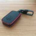 Toyota Prius Aqua Leather Smart Key Cover Case Black Color. 