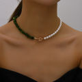 Trend Elegant Jewelry Wedding Multilayer Big Pearl Necklace For Women Fashion Imitation Pearl Gold Beads Choker Necklace N0401. 